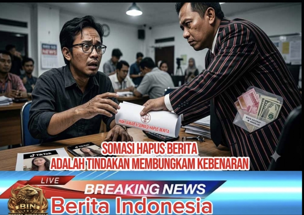 *Tuntutan 'Take Down' Berita adalah Kriminalisasi Pers, Wilson Lalengke Tolak Somasi Pengacara Martin Manoluk*